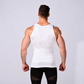 Slim N Fit Body Shaper Vest Shirt - Tank Top Sleeveless Shapewear For Men (White)