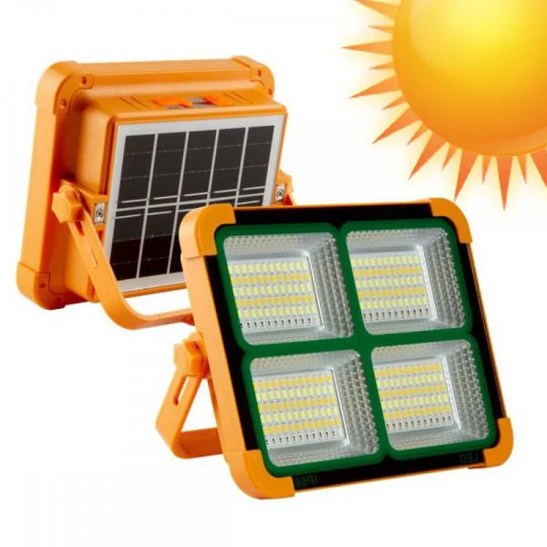 4 in 1 Solar LED Light || 12000mAH Solar Power Bank With LED Solar Light of 4 Modes || Private Street Lamp Without electricity || Waterproof Portable Solar Power Outdoor & Indoor Light