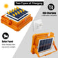 4 in 1 Solar LED Light || 12000mAH Solar Power Bank With LED Solar Light of 4 Modes || Private Street Lamp Without electricity || Waterproof Portable Solar Power Outdoor & Indoor Light